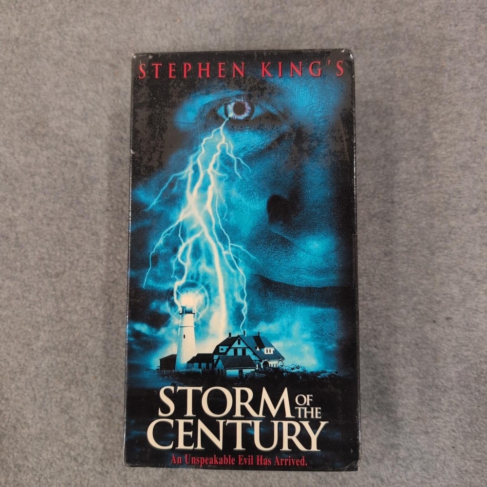 Stephen King Storm of the Century VHS 1999 Double Tape Set Factory Sealed New - Picture 1 of 5